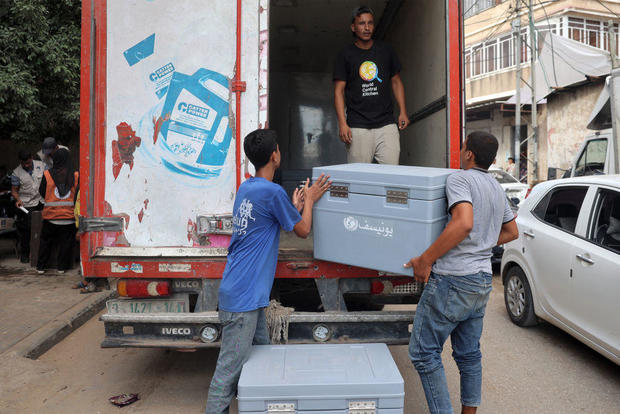 polio vaccines Gaza 