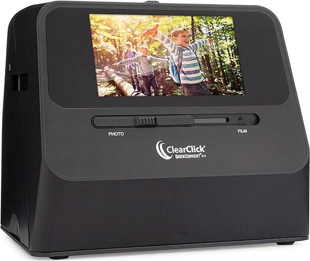 ClearClick QuickConvert 2.0 Photo, Slide, and Negative Scanner 