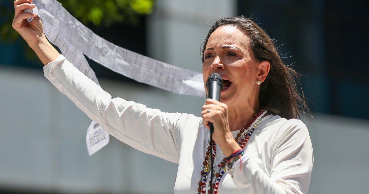 Venezuelan Opposition Leader Machado Detained During Protest