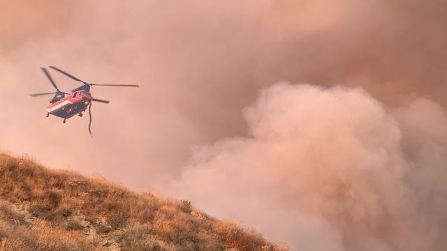 The Line Fire Continues To Grow In San Bernardino County, California 