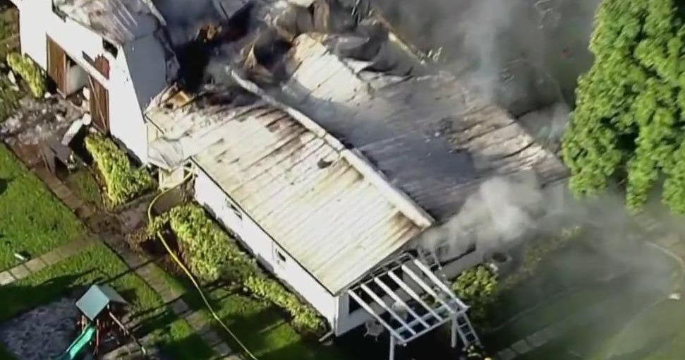 Guest house, barn catch fire in Parkland; firefighter hospitalized
