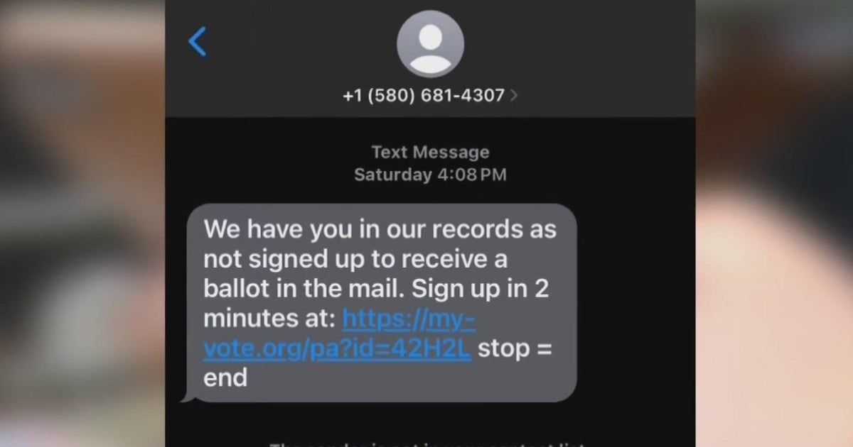 How to tell if a political text message is a scam - CBS Pittsburgh