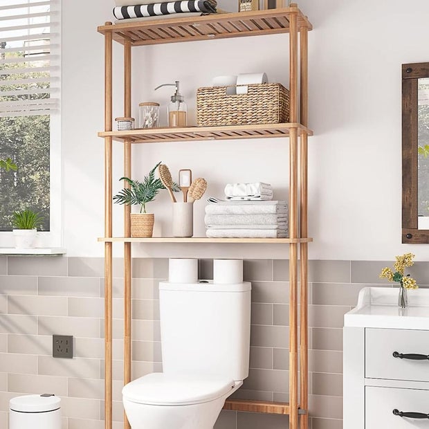 AmazerBath over-the-toilet storage shelf