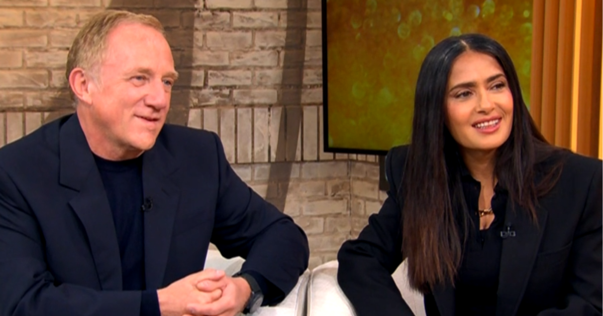 Salma Hayek Pinault, husband work to end violence against women