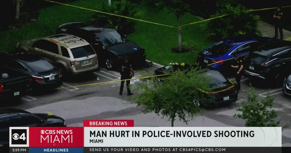 Man in critical condition after police-involved shooting - CBS Miami