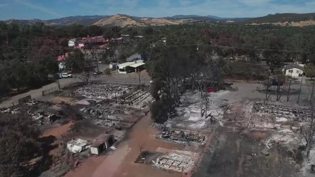 Boyles Fire damage in Clearlake 