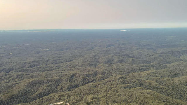 A photo posted to social media by Kentucky State Police Master Trooper Scottie Pennington shows what he said was a snapshot of the area being searched for Joseph Couch, Sept. 9, 2024. 