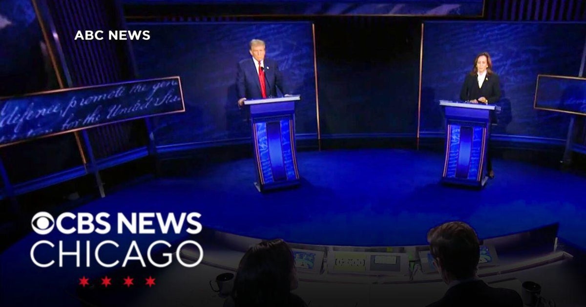 Harris and Trump both claim to win Tuesday night's debate - CBS Chicago