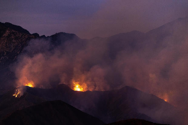 Bridge Fire Burns In Southern California 