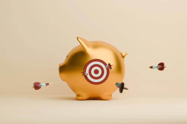 Financial Planning Piggy bank concept