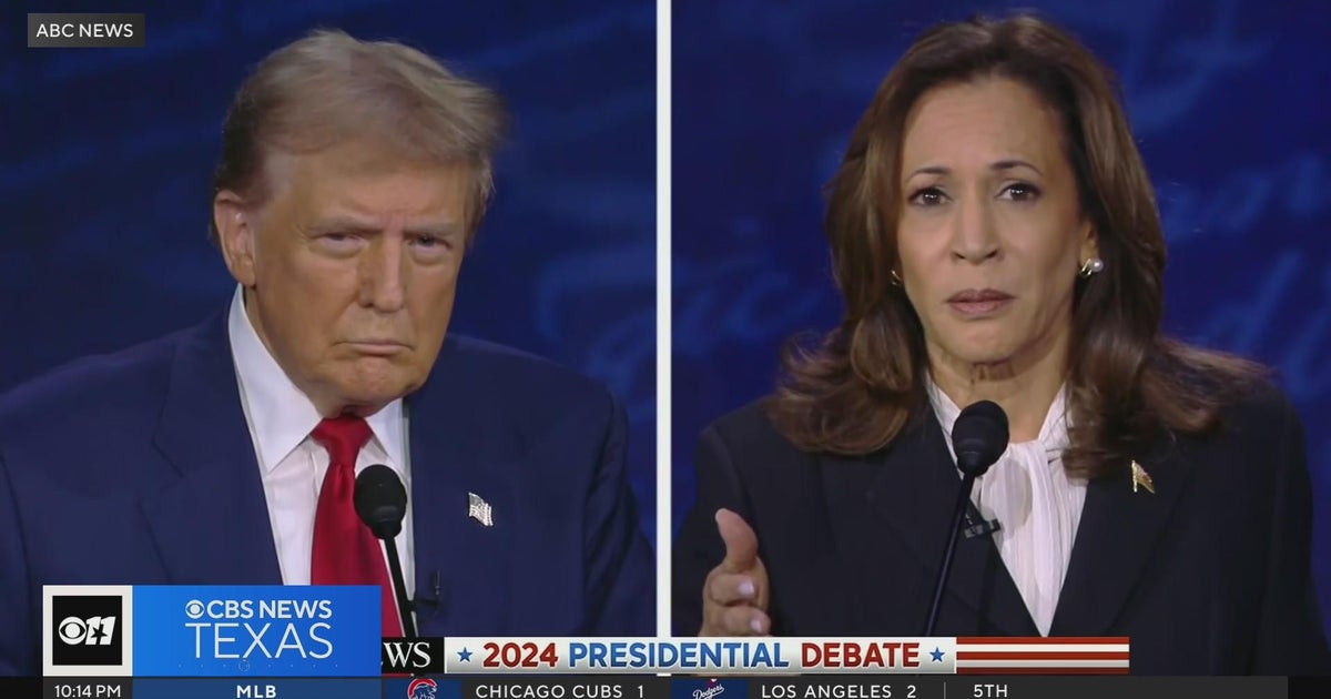Trump and Harris face off in feisty debate - CBS Texas