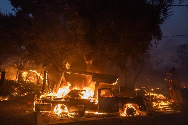 Airport Fire Forces Evacuations In Orange County, California 