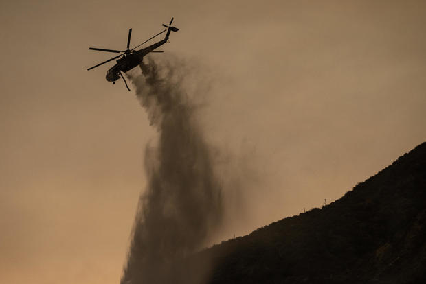 Bridge Fire Burns In Southern California 