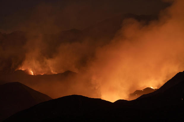 Bridge Fire Burns In Southern California 