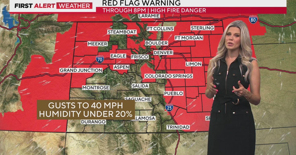 First Alert Weather Day, Fire Danger High - CBS Colorado
