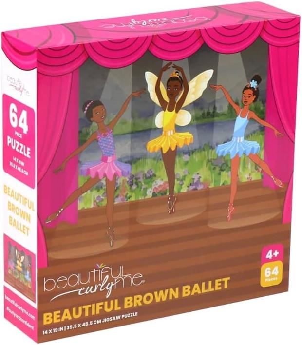 Beautiful Brown Ballet 64-piece jigsaw puzzle 