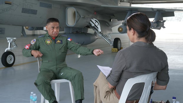 General Romeo Brawner speaks with Cecilia Vega