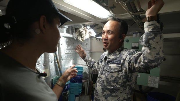 Cecilia Vega and Captain Daniel Labay