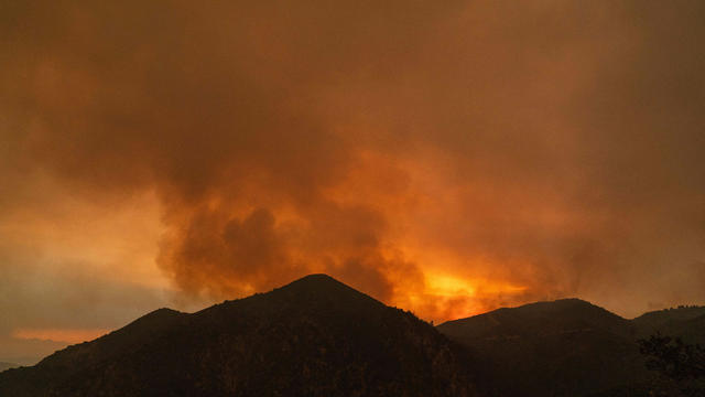 Firefighters Battle Line Fire In Southern California 