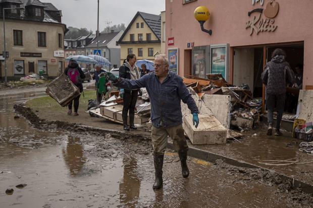 Heavy Rain Sweeps Central Europe 