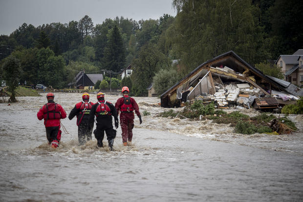 Heavy Rain Sweeps Central Europe 