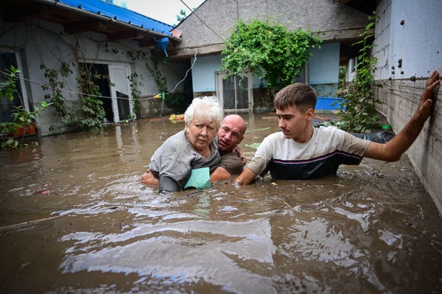 ROMANIA-WEATHER-FLOODS