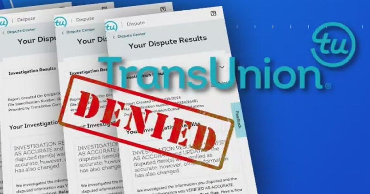 Viewer claims TransUnion refuses to remove debt belonging to someone else