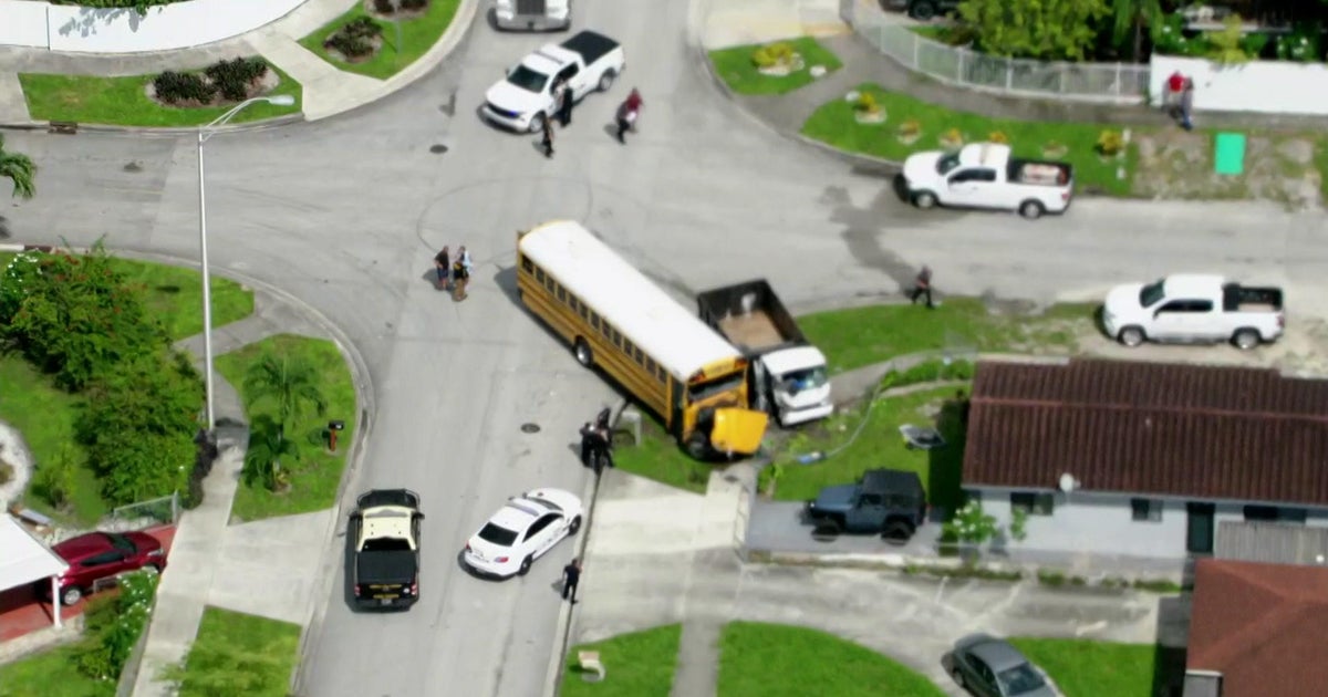 3 adults, 3 children injured after school bus, dump truck collide in Hialeah 3 adults, 3 children injured after school bus, dump truck collide in Hialeah