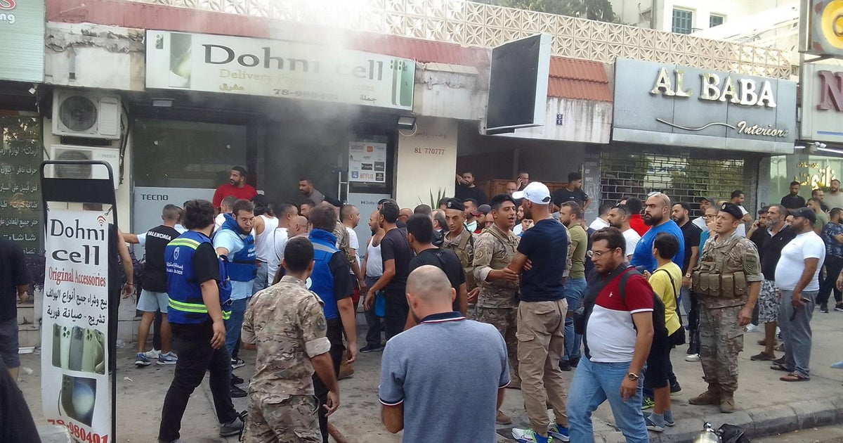 Fear grows in Lebanon as device explosions enter 2nd day - CBS News