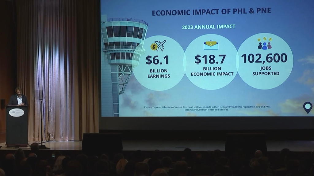 Philadelphia leaders tout recent wins, coming improvements at
first-ever "State of the Airport"