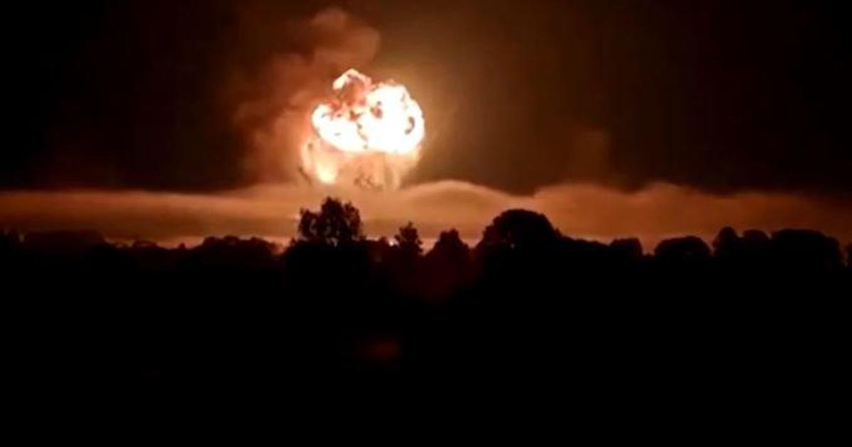 Ukraine hits Russia with "massive drone attack" on military depot in Toropets, causing huge explosions