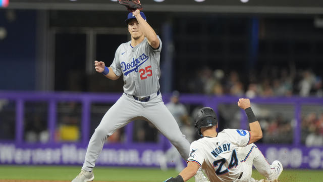 Dodgers Marlins Baseball 