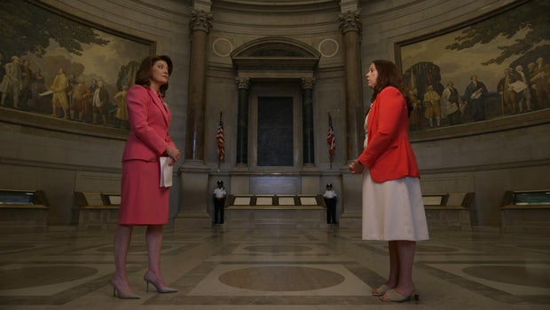Norah O'Donnell and Archivist Colleen Shogan