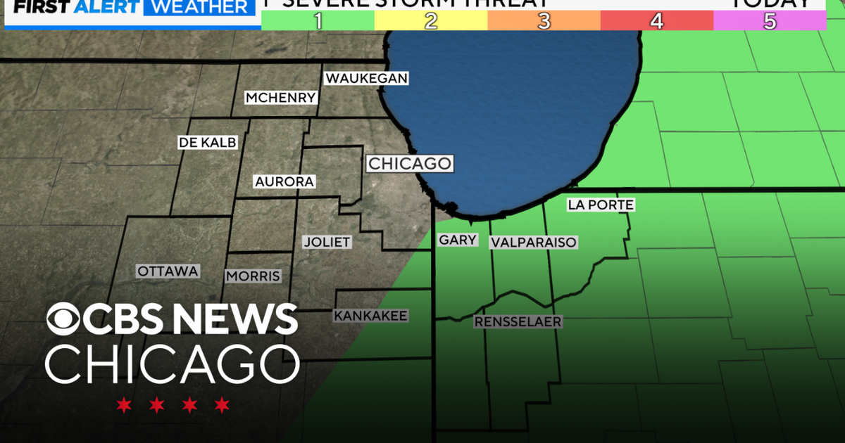 Storms in Chicago on Friday afternoon - CBS Chicago