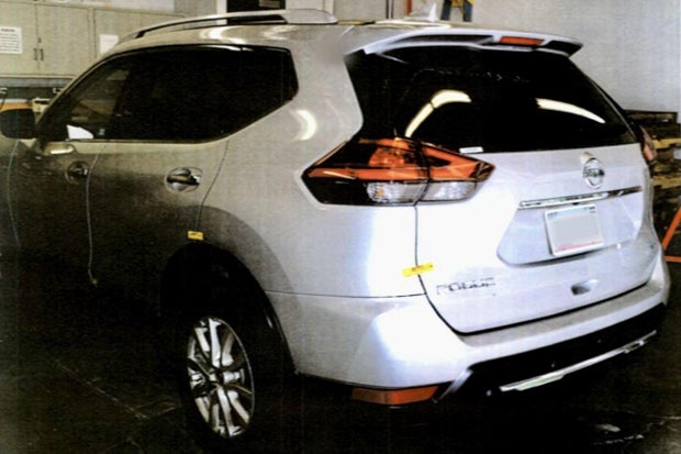 Sam Woodward's car.