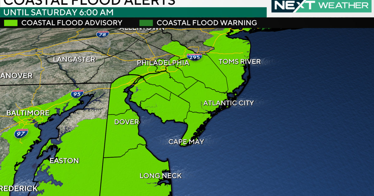 Coastal Flood Warning in Philadelphia Region Through Saturday Morning, Coastal Flood Warning Through the Weekend