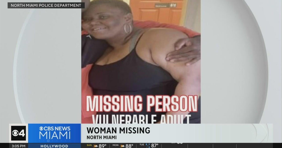 Police search for missing North Miami woman - CBS Miami