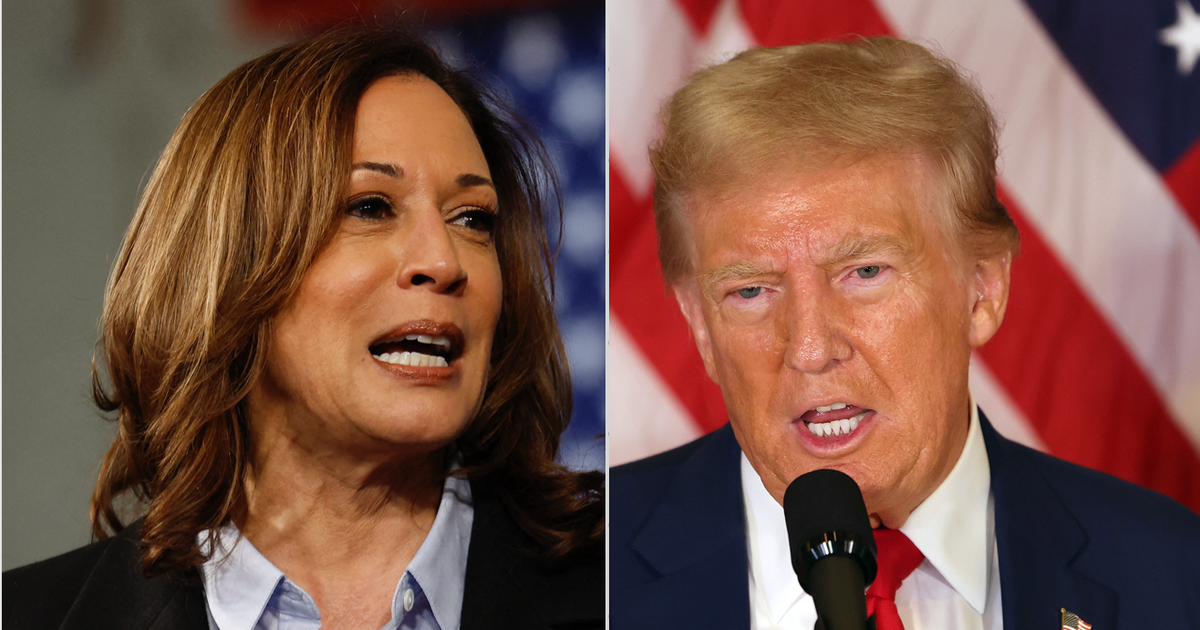 Harris says violent crime is down. Trump says it's up. Here's a fact check.