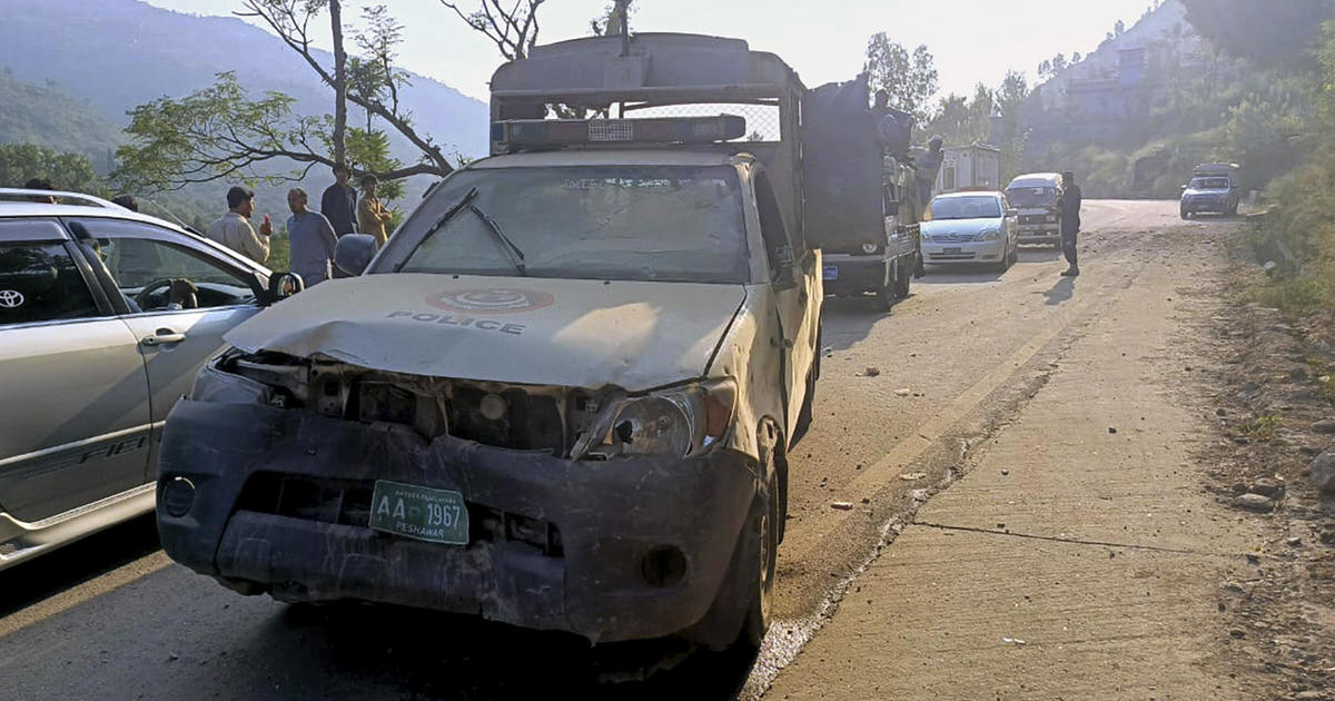 Bomb objectives overseas diplomats’ convoy in Pakistan’s restive northwest, policeman killed