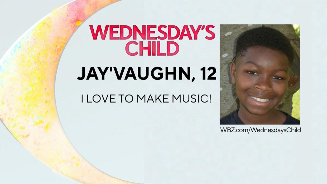 Wednesday's Child 12yearold Jay'Vaughn CBS Boston