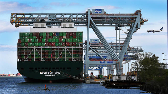 Conley Terminal shipping container area 