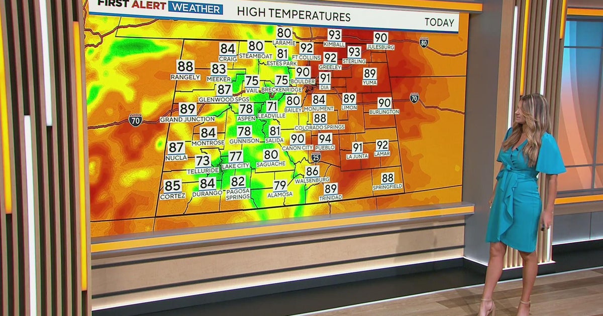 Headed for record breaking temperatures in Denver Thursday - CBS Colorado