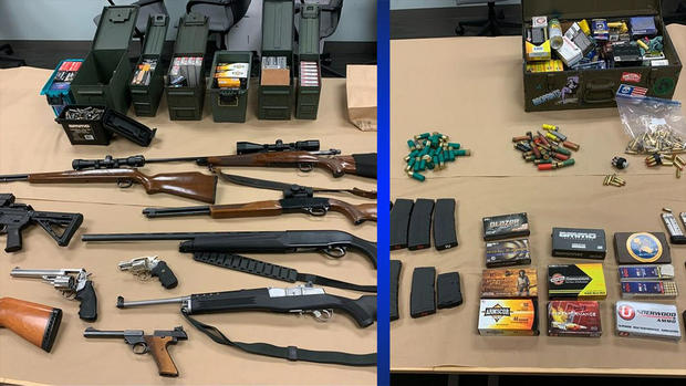 Guns and Ammunition Seized 