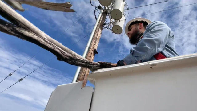 Clearing Utility Lines of Tree Branch 