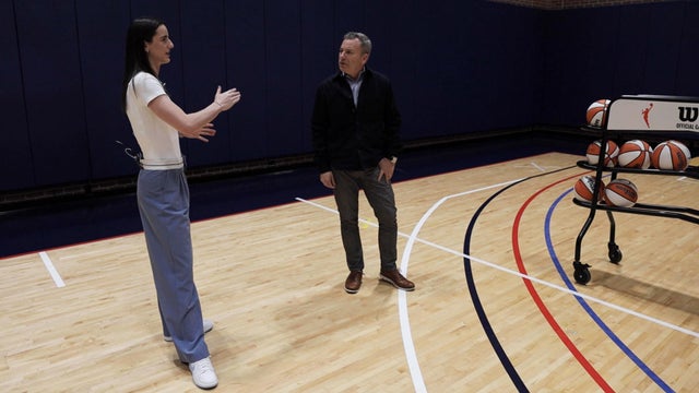 Caitlin Clark and Jon Wertheim