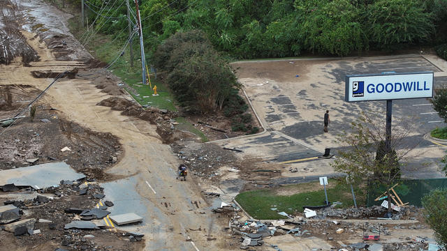 Aftermath of Hurricane Helene in North Carolina 