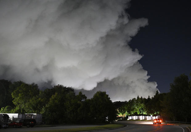 Fire at chemical facility in Conyers, Georgia 