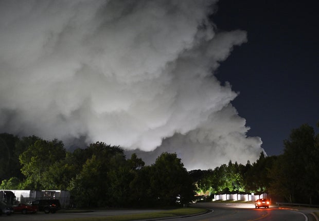 Fire at chemical facility in Conyers, Georgia