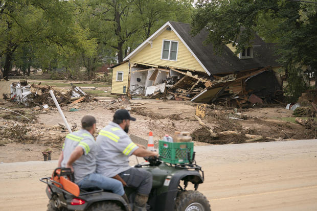 Storm Helene Causes Massive Flooding Across Swath Of Western North Carolina 