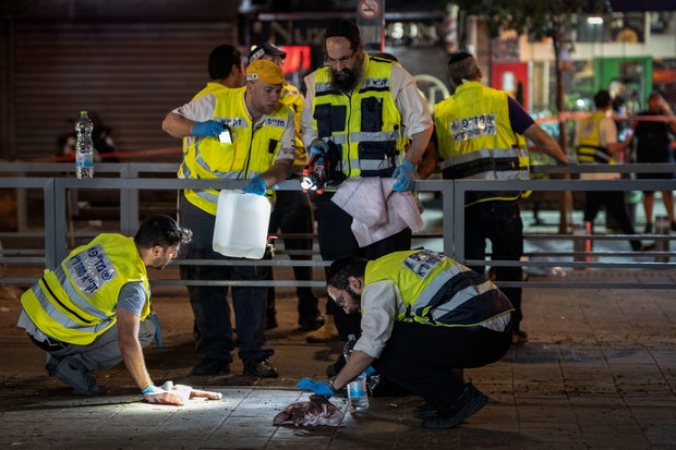 Shooting attack in Tel Aviv